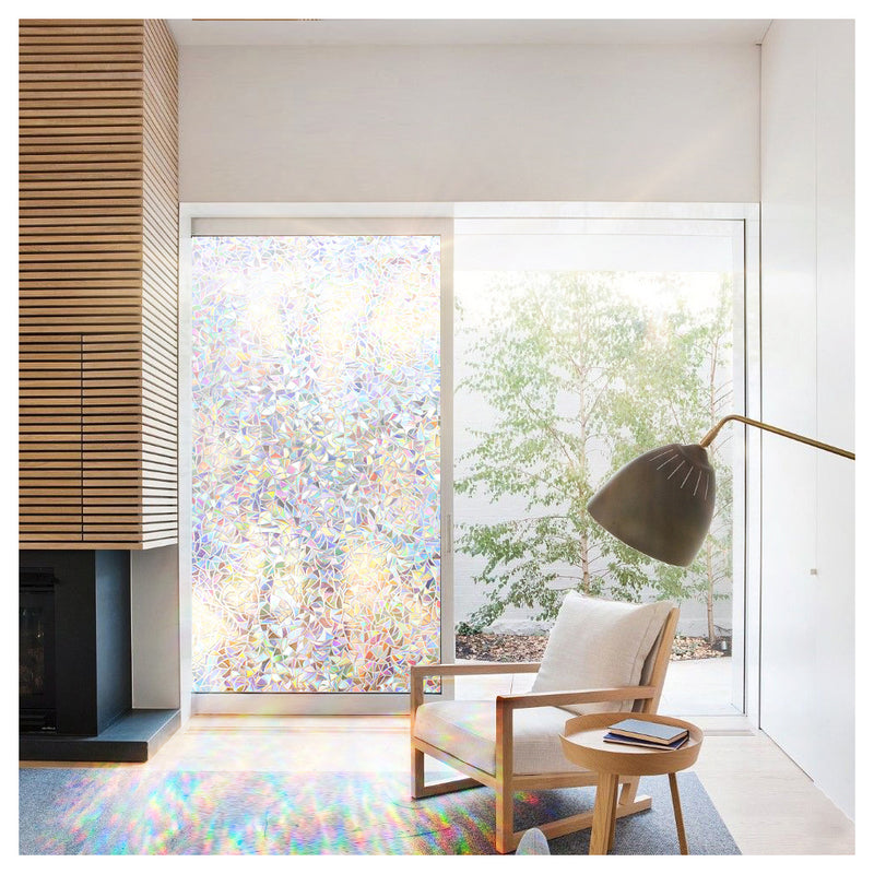 CottonColors Window Privacy Film 3D Rainbow Window Film Decorative Win ...