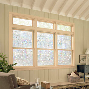 CottonColors 3D Decorate Privacy Window Film Anti UV Static Cling 90*200CM - Cottoncolors Home Decoration window film privacy film window sticker