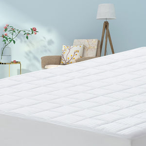 Cooling Mattress Pad Cover Hypoallergenic Bed Topper