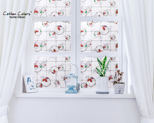 CottonColors 3D Decorate Privacy Window Stickers Anti UV Static Cling 90*200CM - Cottoncolors Home Decoration window film privacy film window sticker