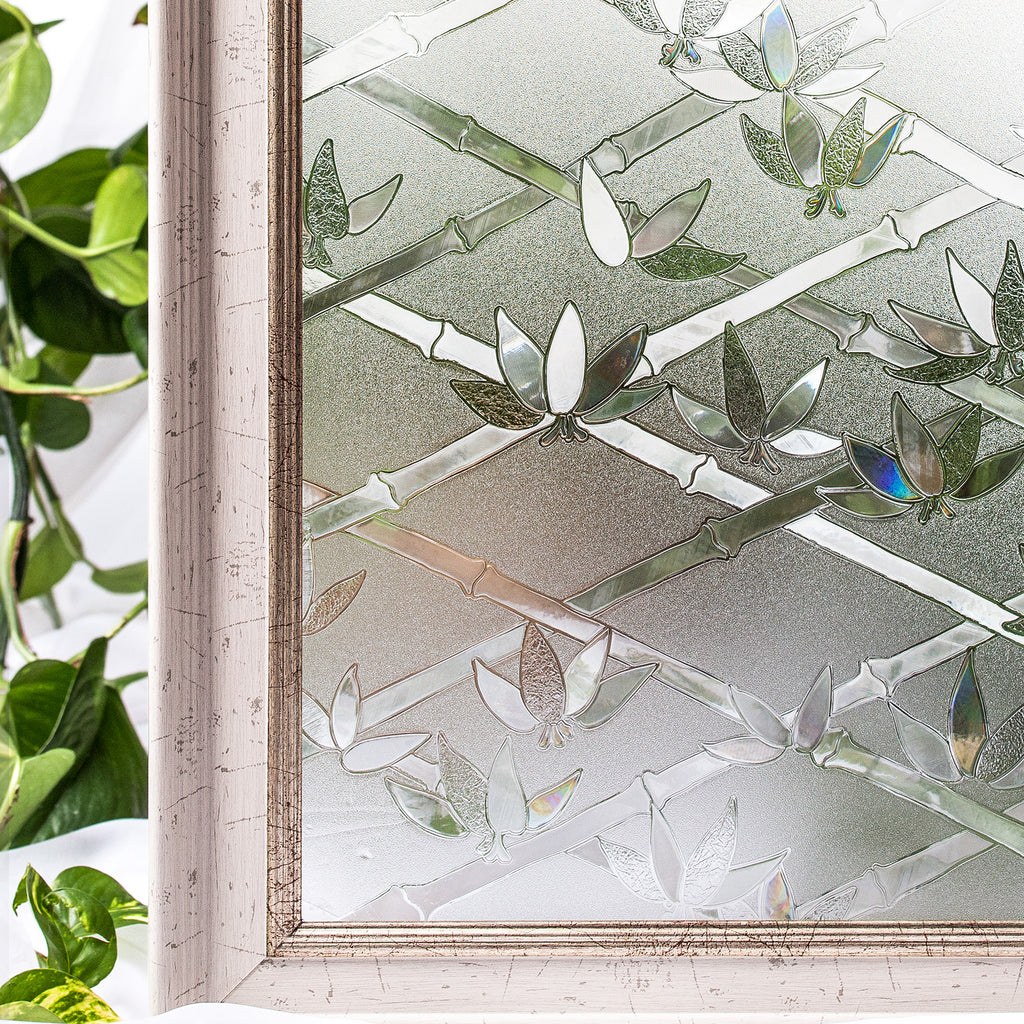CottonColors 3D Decorate Privacy Window Film Anti UV Static Cling 90*200CM - Cottoncolors Home Decoration window film privacy film window sticker