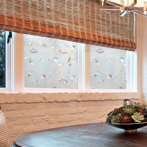 CottonColors 3D Decorate Privacy Window Film Anti UV Static Cling 90*200CM - Cottoncolors Home Decoration window film privacy film window sticker