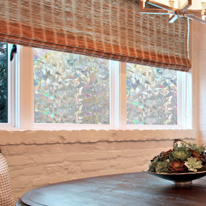 CottonColors 3D Decorate Privacy Window Film Anti UV Static Cling 90*200CM - Cottoncolors Home Decoration window film privacy film window sticker