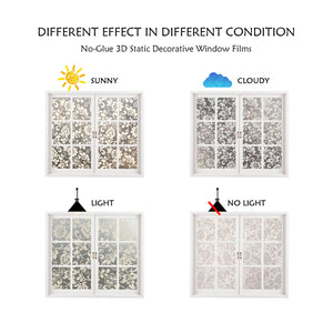 CottonColors Decorate Privacy Window Frosting Film Anti UV Static Cling 90*200CM - Cottoncolors Home Decoration window film privacy film window sticker